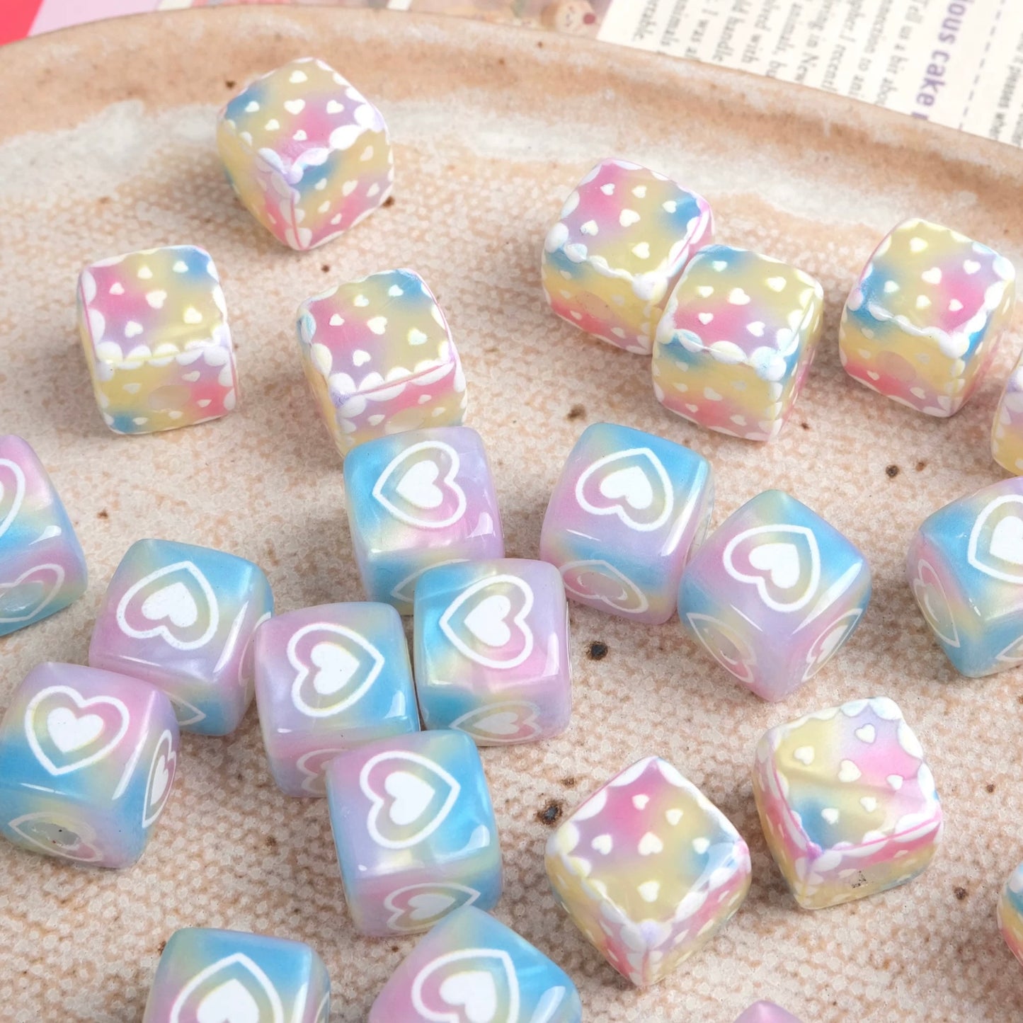 Love Heart Bead Stringing Project