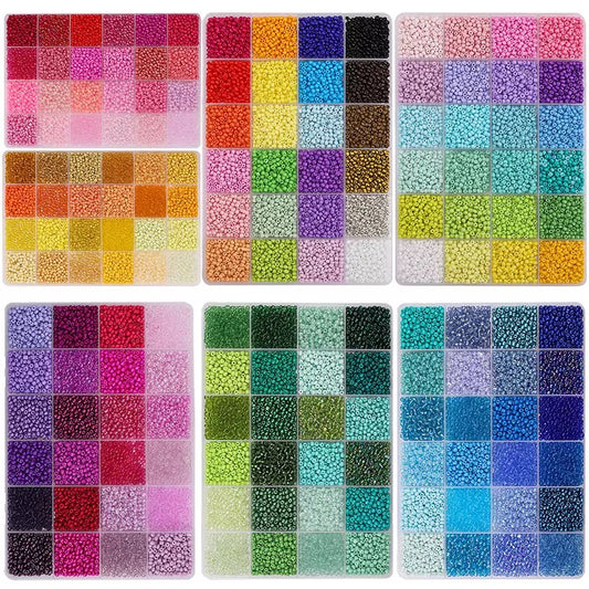 24-Grid 3mm Seed Beads Set