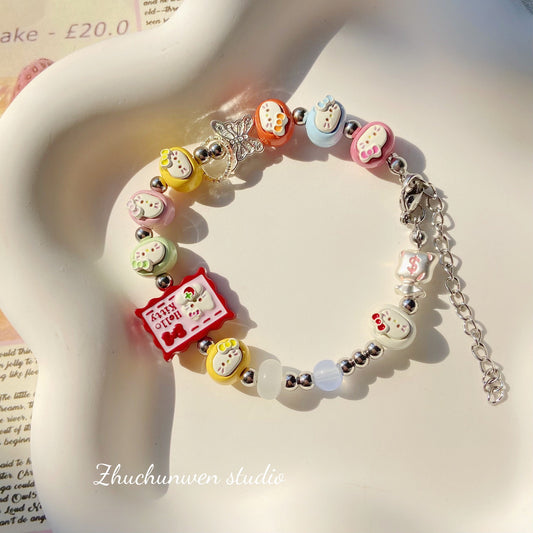 Alloy Hello Kitty Beads