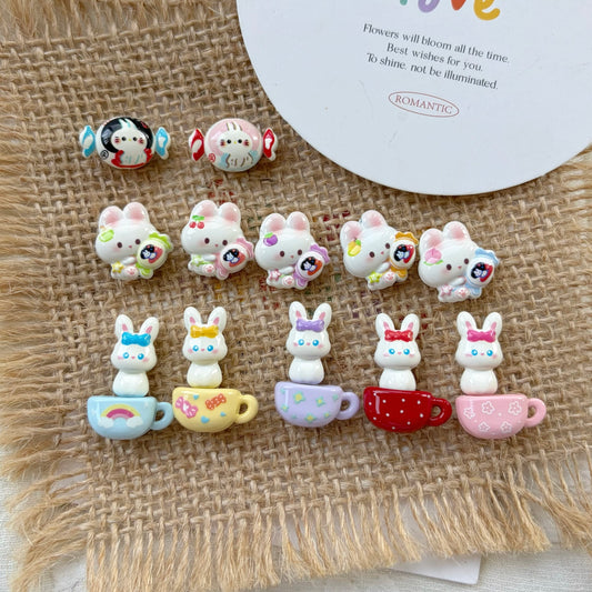 Cute Girl Alloy Beads