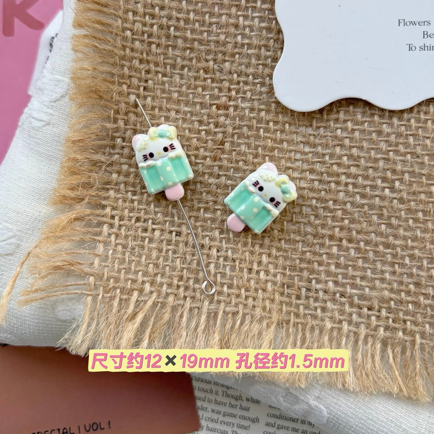 Cute Girl Alloy Beads