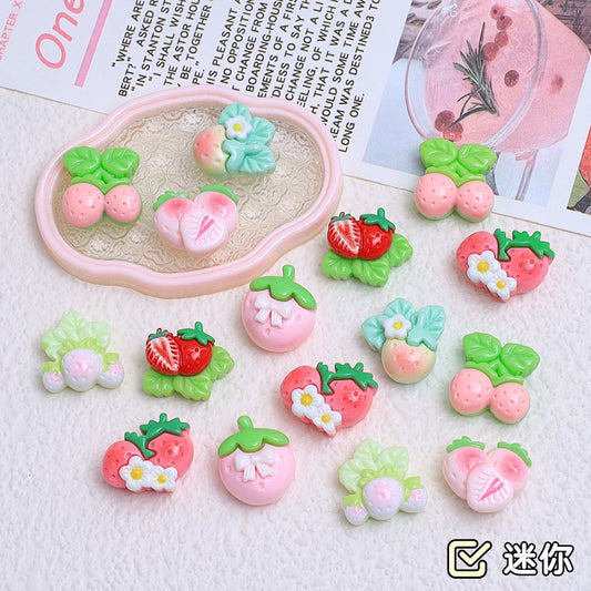 Mini Strawberries Charms