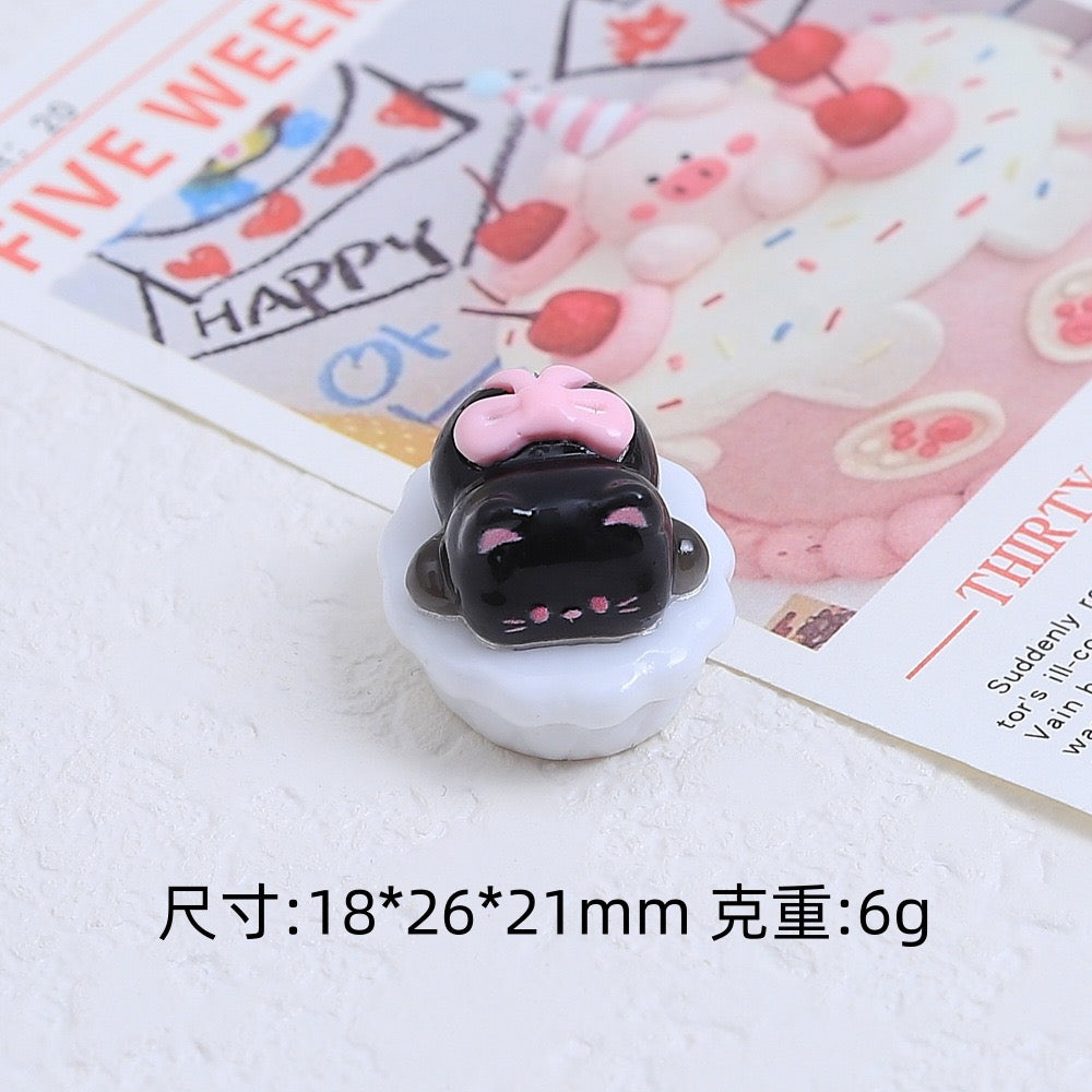 Cute 3D Cat Charm
