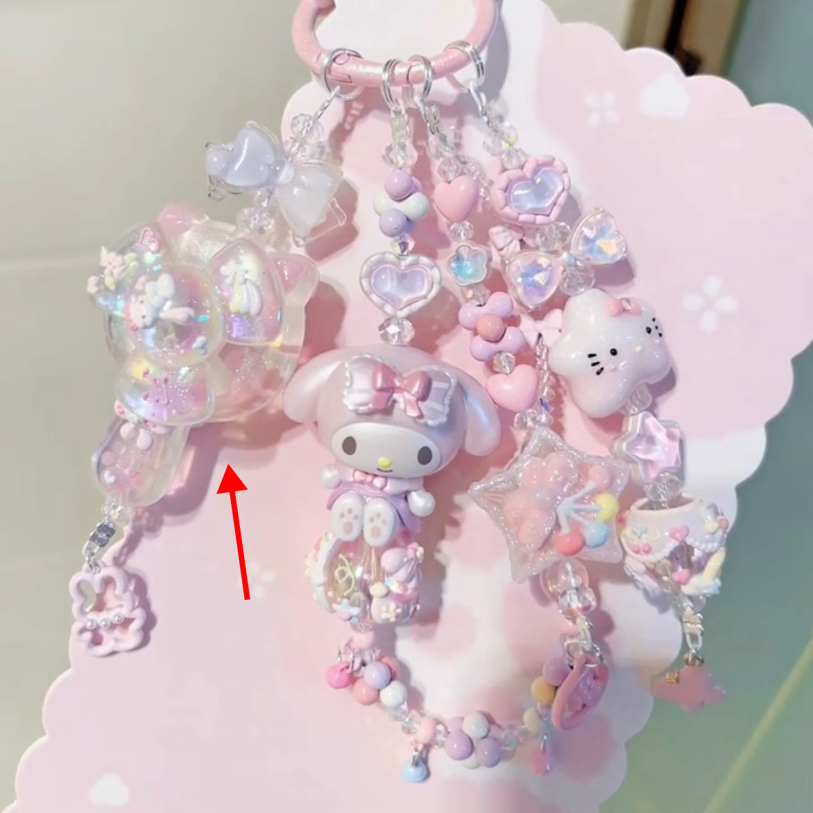 Hand-Painted Beads For Fans