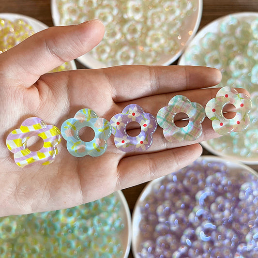 Floral Acrylic Charm