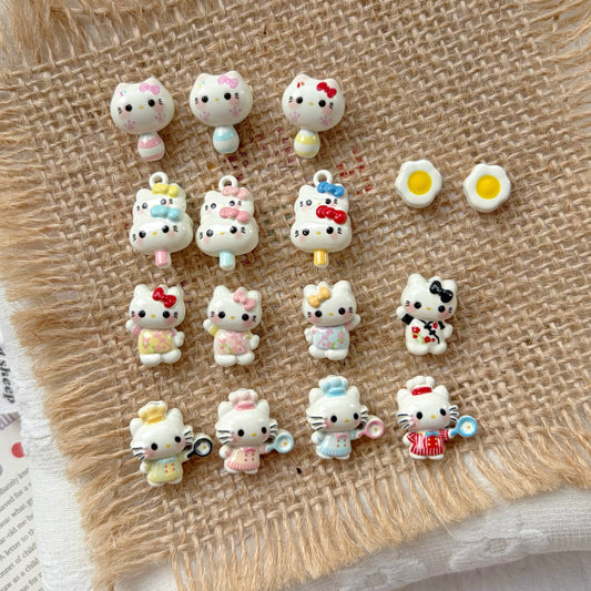 Cute Girl Alloy Beads