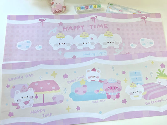 {Sync with video} Packaging Paper