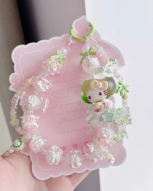 Cute Girl Handmade Keychain