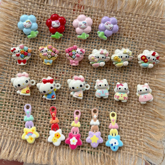 Cute Girl Alloy Beads