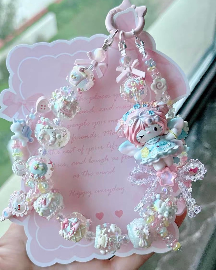 Cute Girl Handmade Keychain