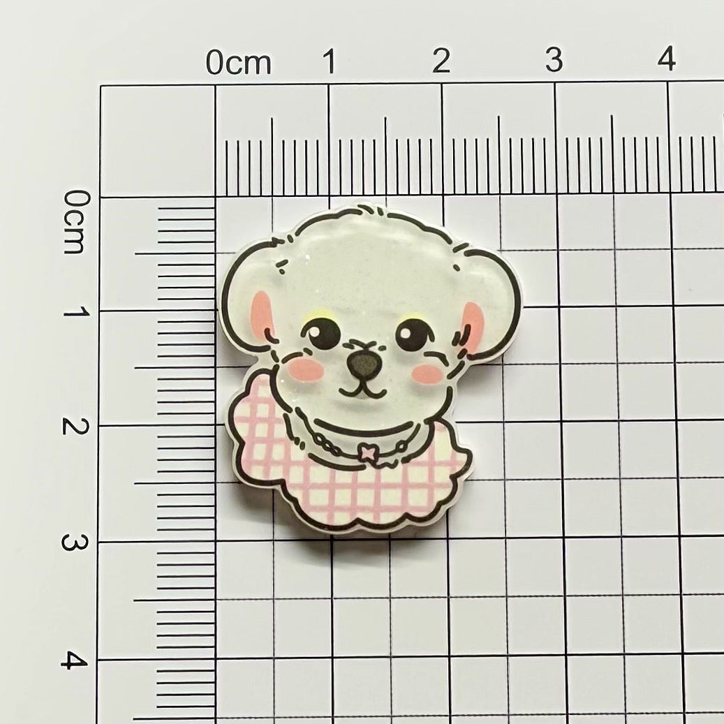 Cute Puppy Acrylic Patch