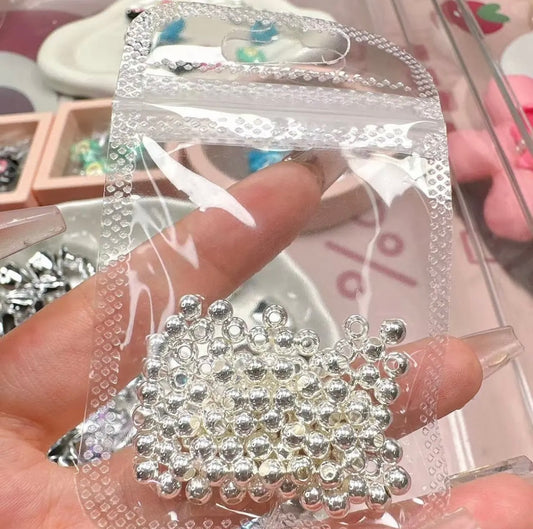 4mm Silver Spacer Bead