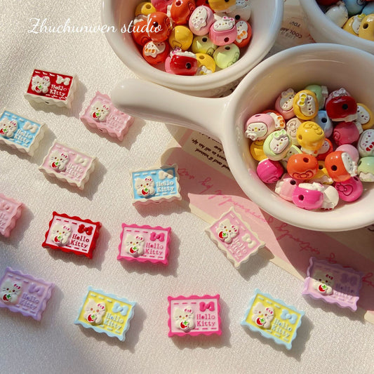 Alloy Hello Kitty Beads
