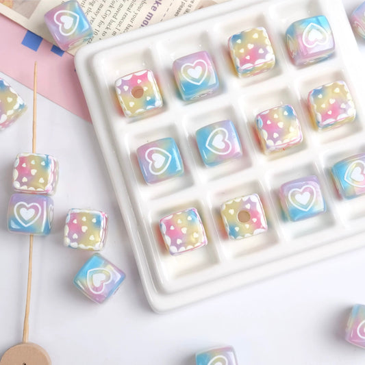 Love Heart Bead Stringing Project