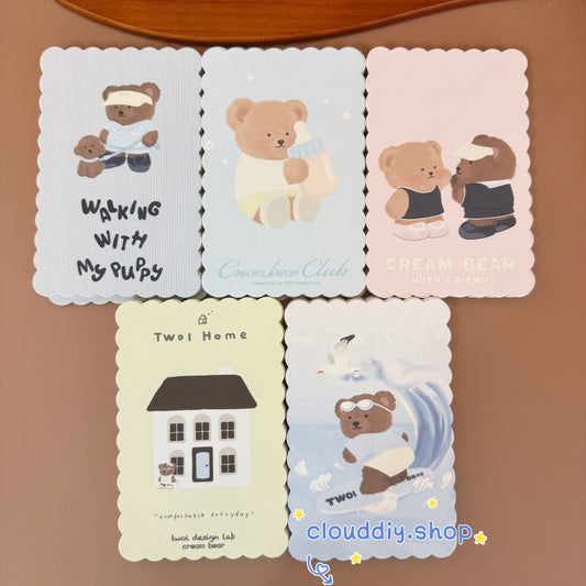 Bear‑themed Packaging Card