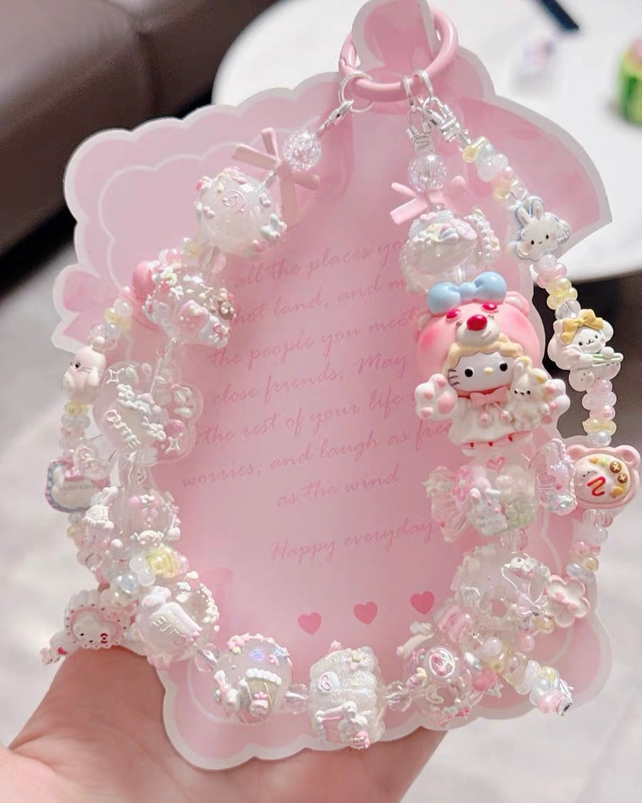 Cute Girl Handmade Keychain