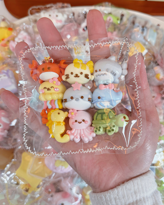 Ocean Animal Multi‑Pack Squishy Toys