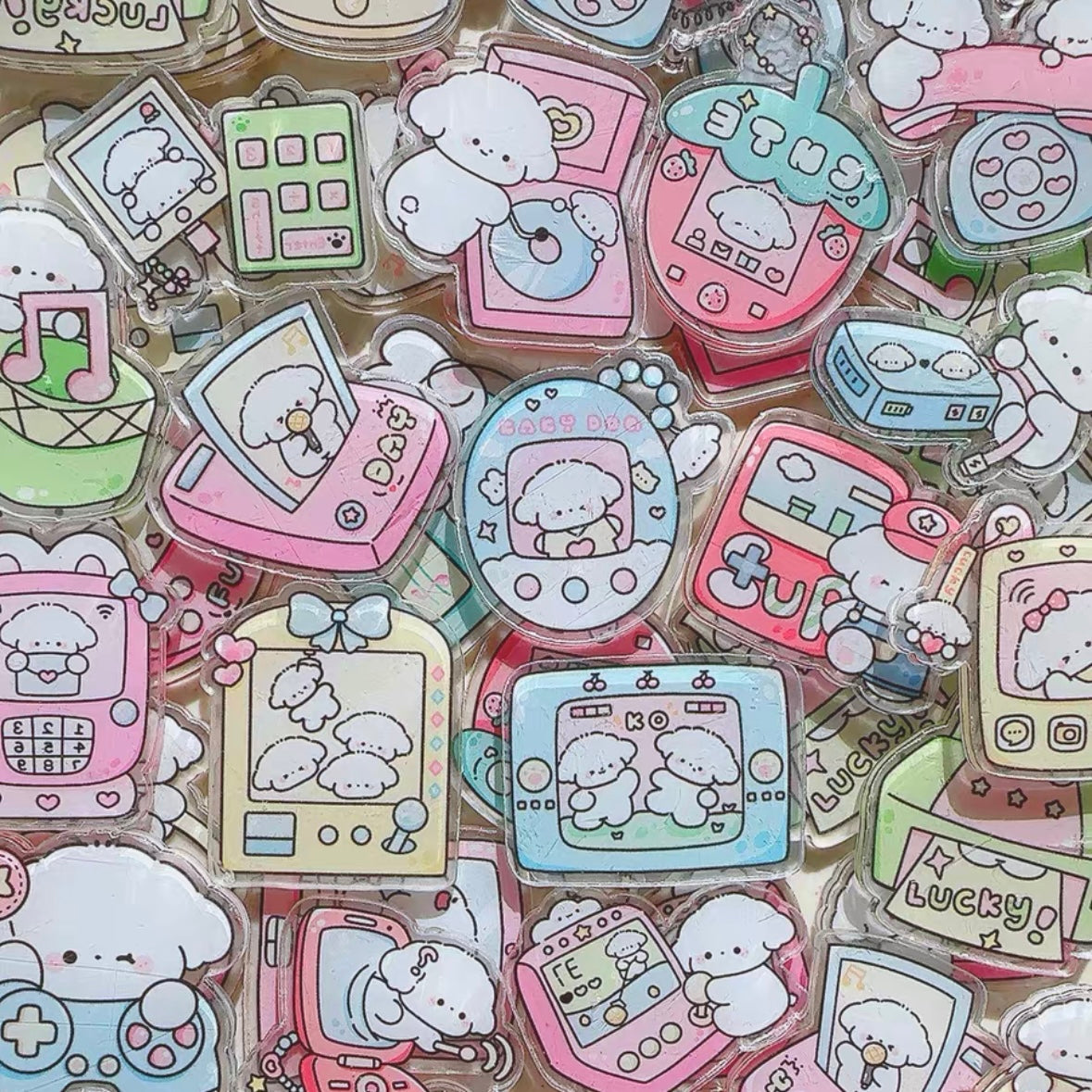 4cm Puppy Acrylic Patch