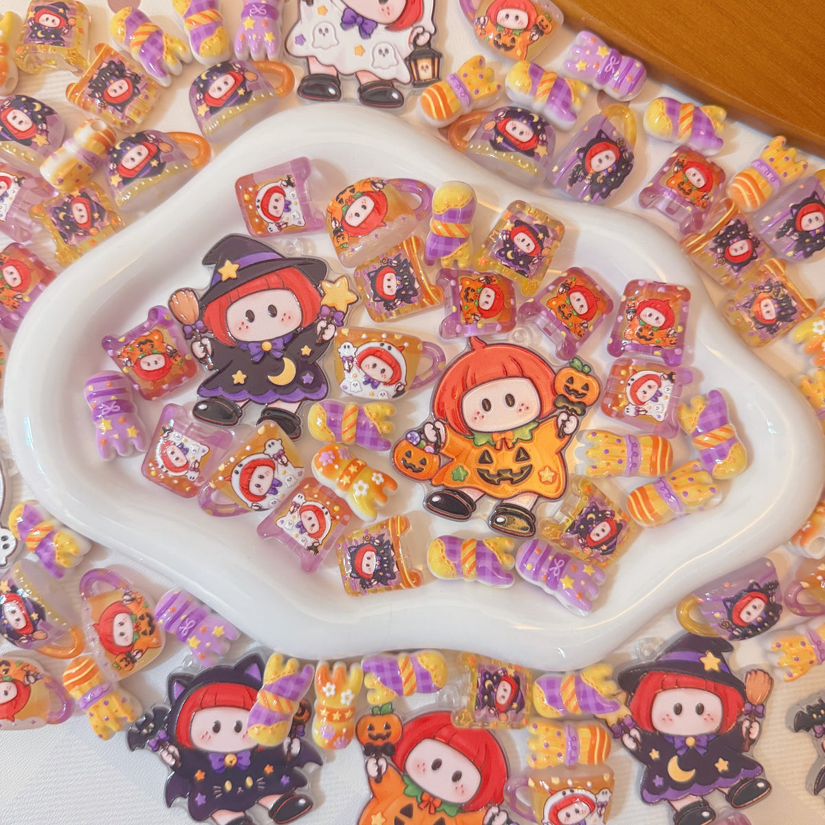 Cute Hand‑Made Embossed Beads