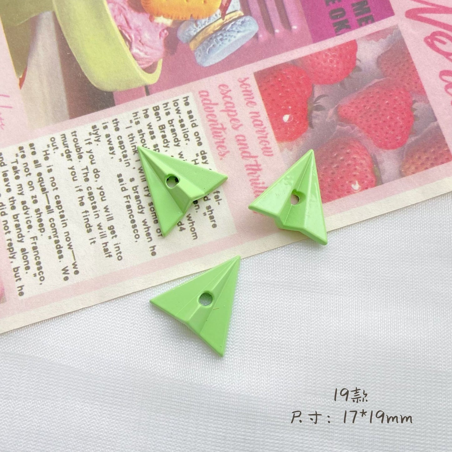 Green Series Alloy Beads