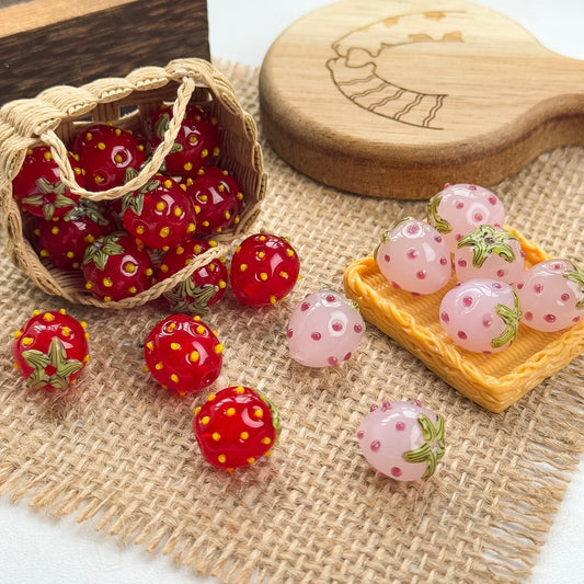 Strawberry Beaded String