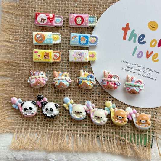 Cute Bear Alloy Beads