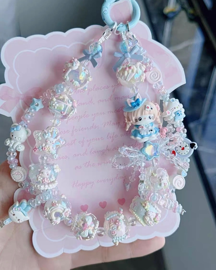 Cute Girl Handmade Keychain