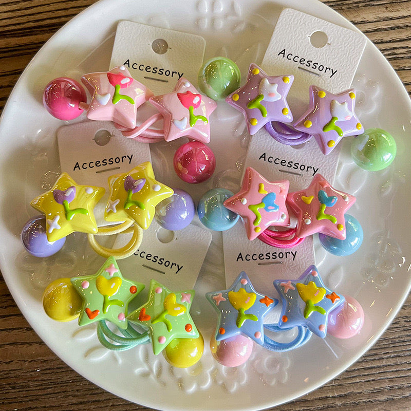 Hand-painted Stars Beaded