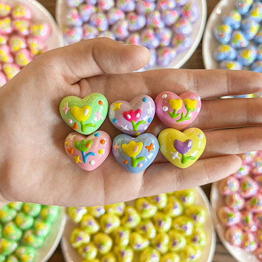 Hand-Painted Love Beading