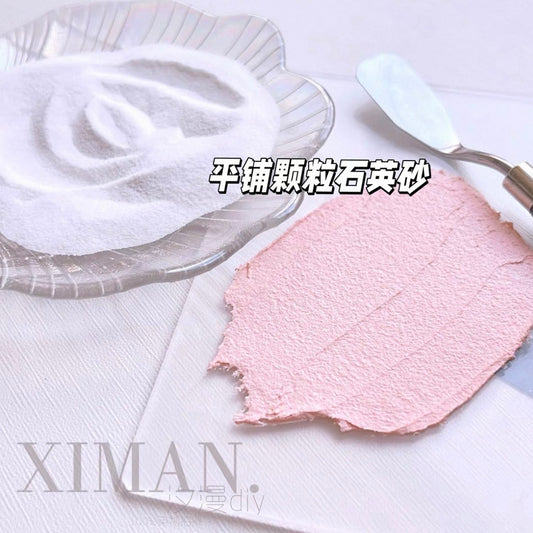 Cream Glue Granular Quartz Sand