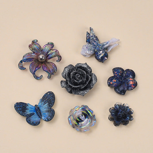 Flowers Butterflies Charm