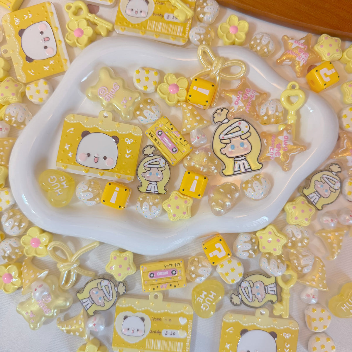 Cute Hand‑Made Embossed Beads
