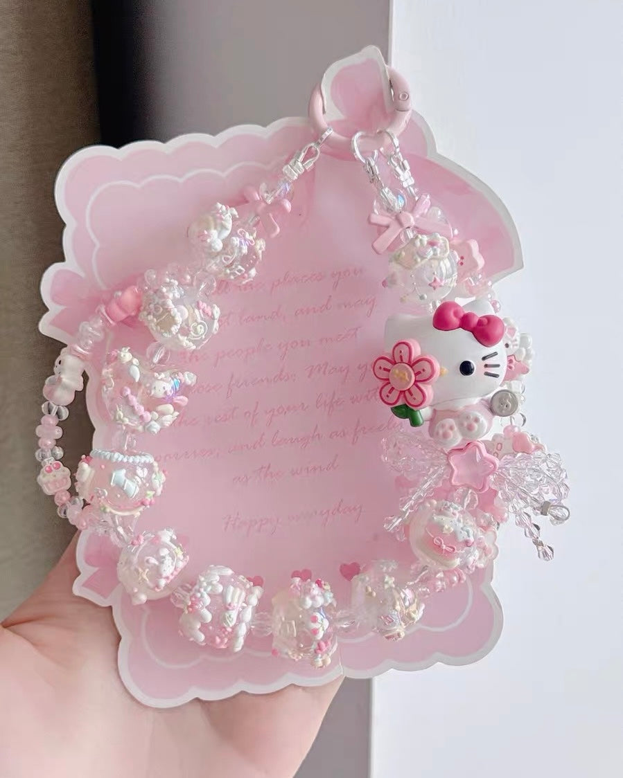 Cute Girl Handmade Keychain