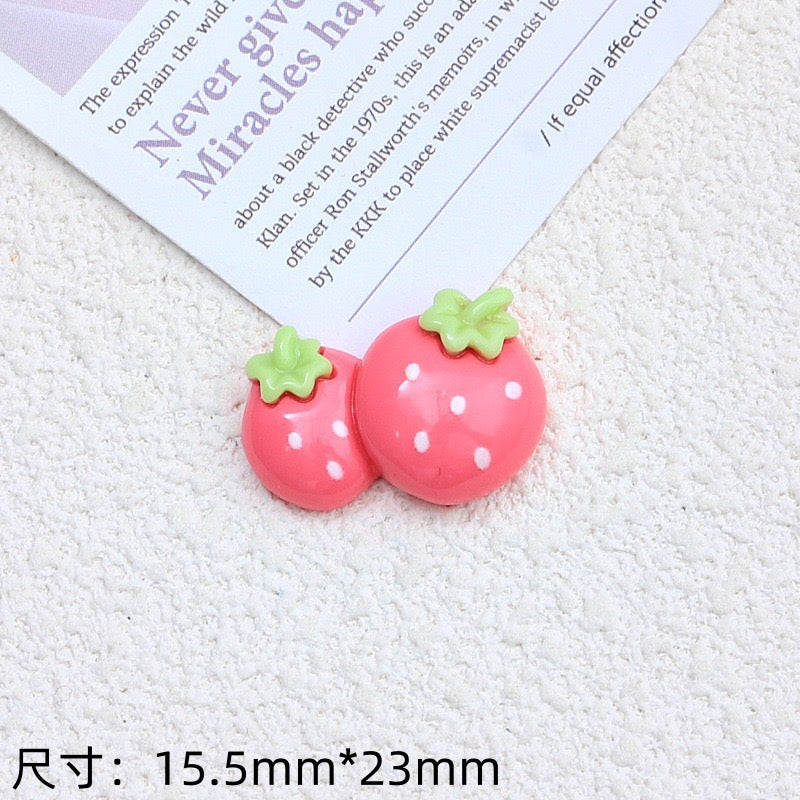 Strawberry Rabbit Charm