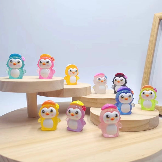 The charm Of Three-Dimensional Luminous Penguins