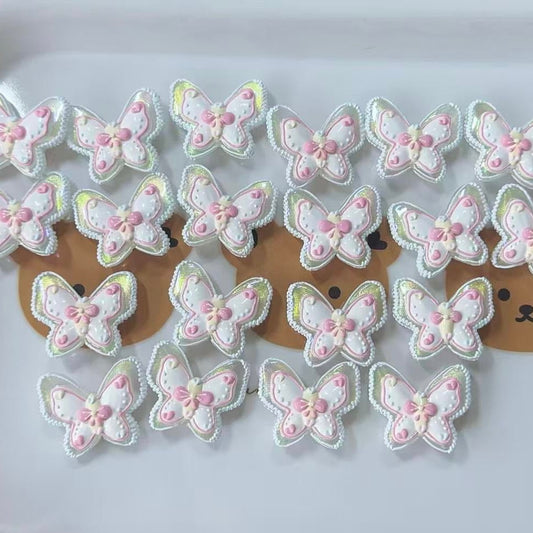 Hand-Painted Butterfly Beads