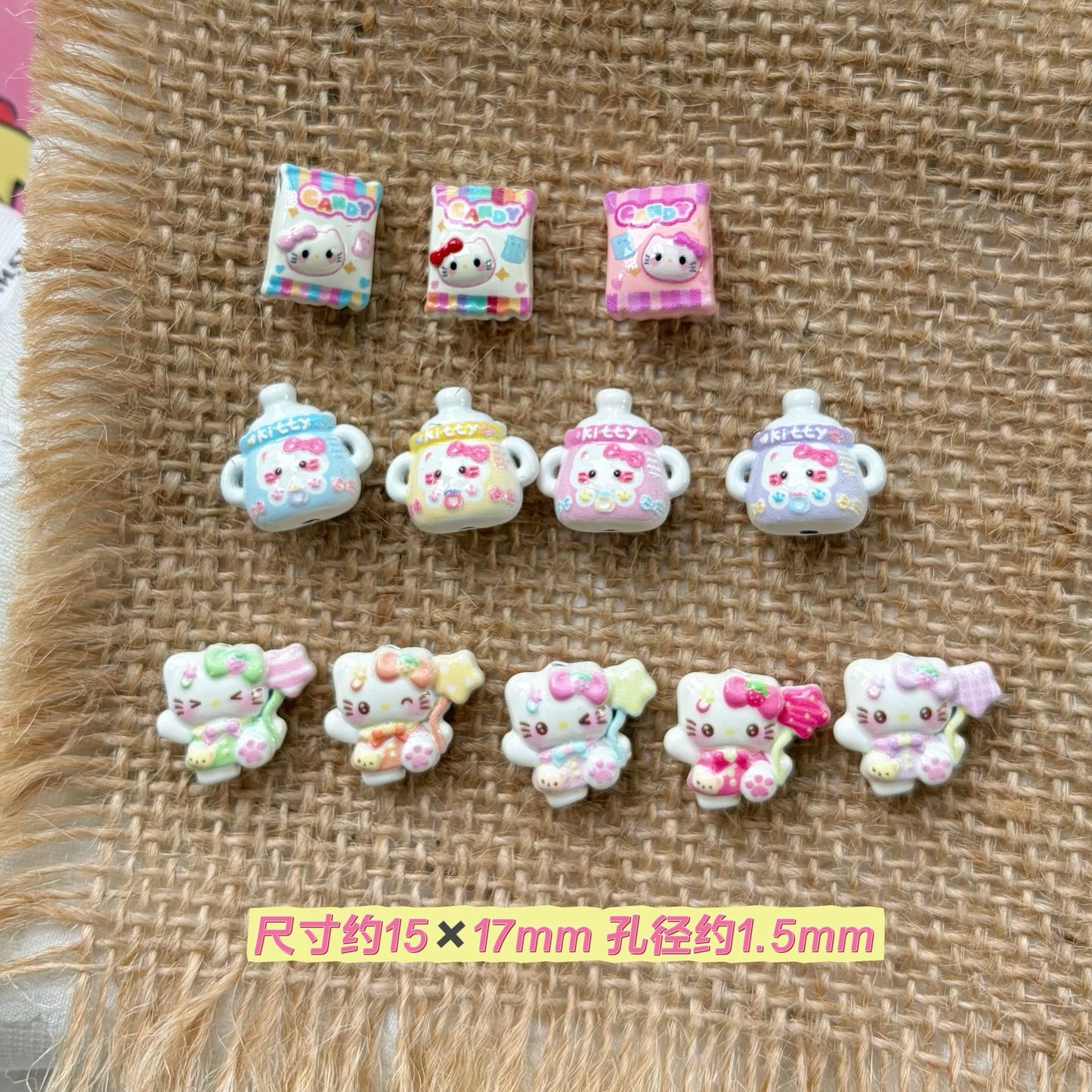 Cute Girl Alloy Beads