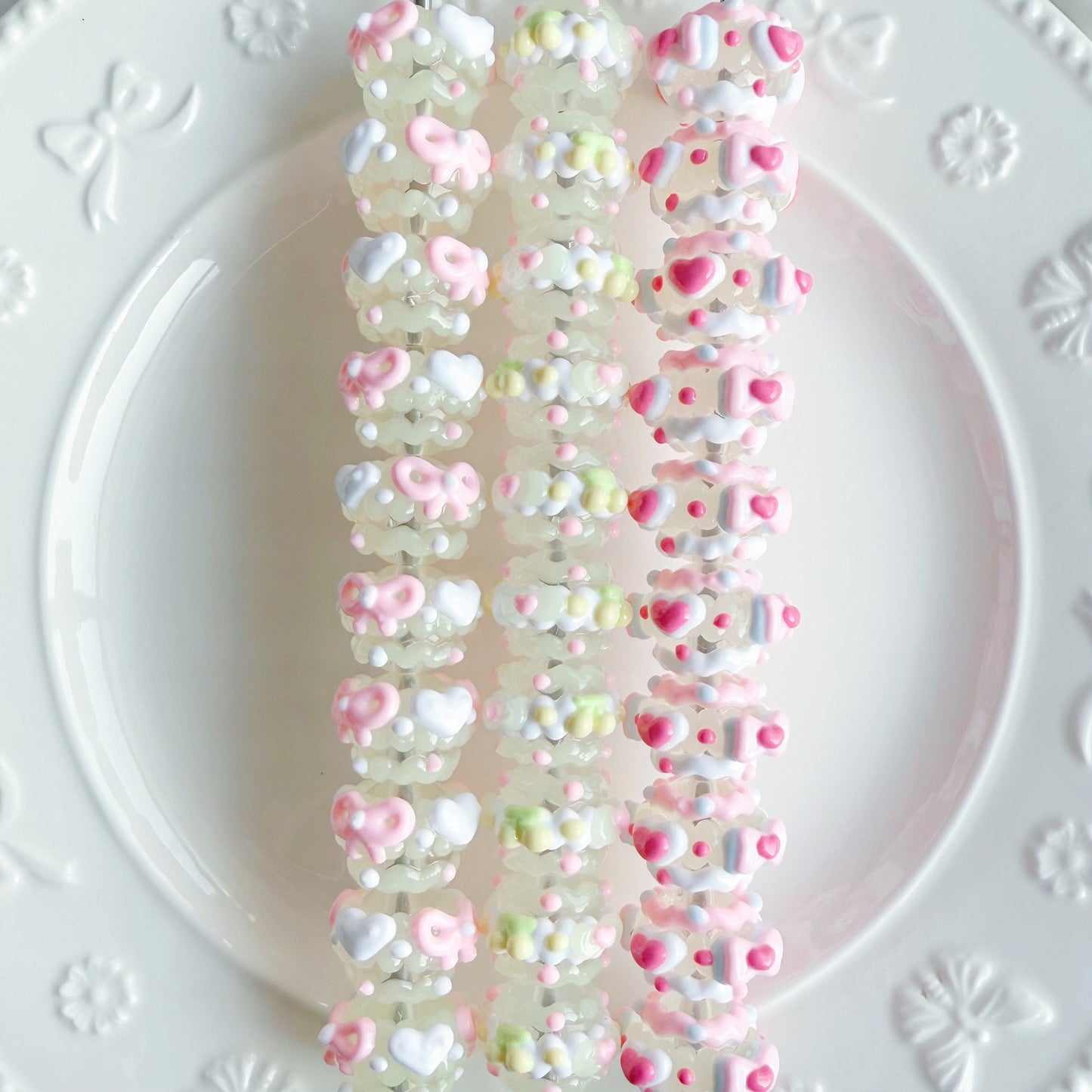 Luminous Hand-Painted Beads