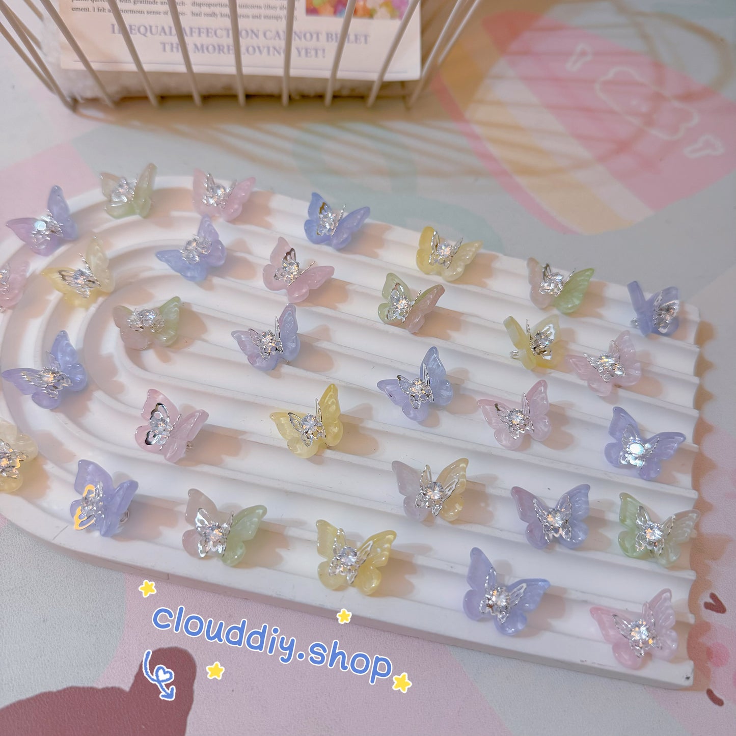 Butterfly Beaded String