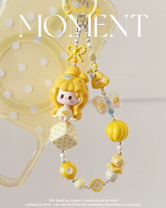 Cute Girl Handmade Keychain