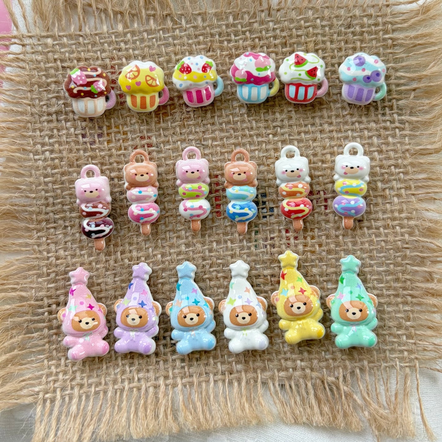 Cute Bear Alloy Beads