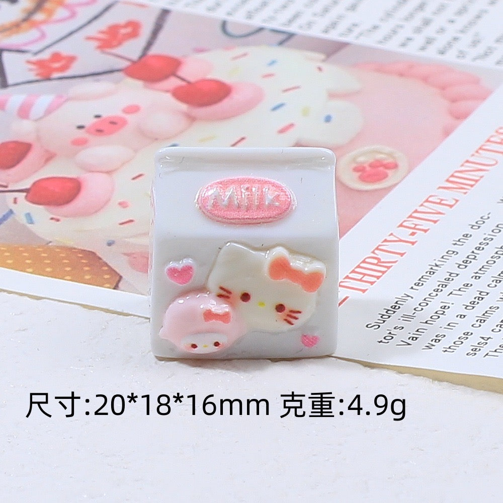 Hello Kitty Milk Carton Charm