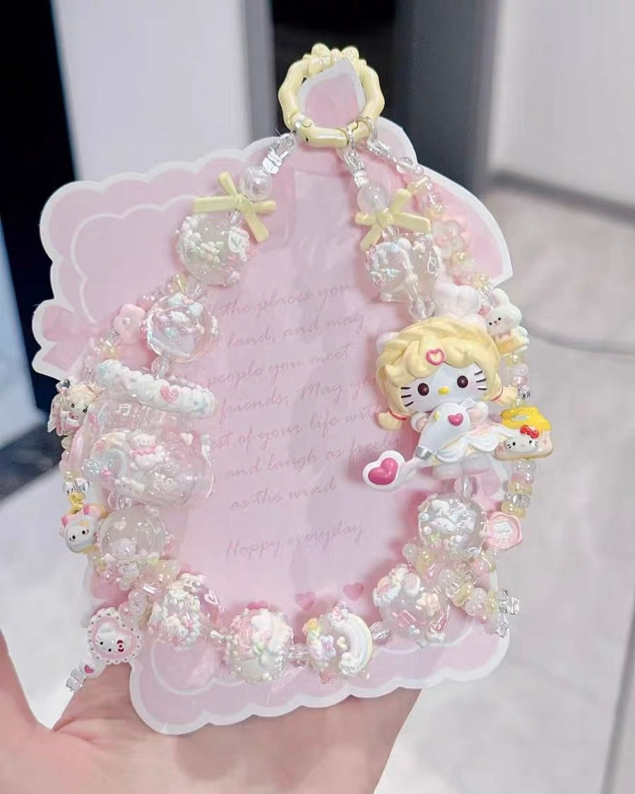 Cute Girl Handmade Keychain