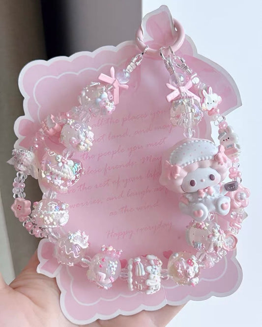 Cute Girl Handmade Keychain