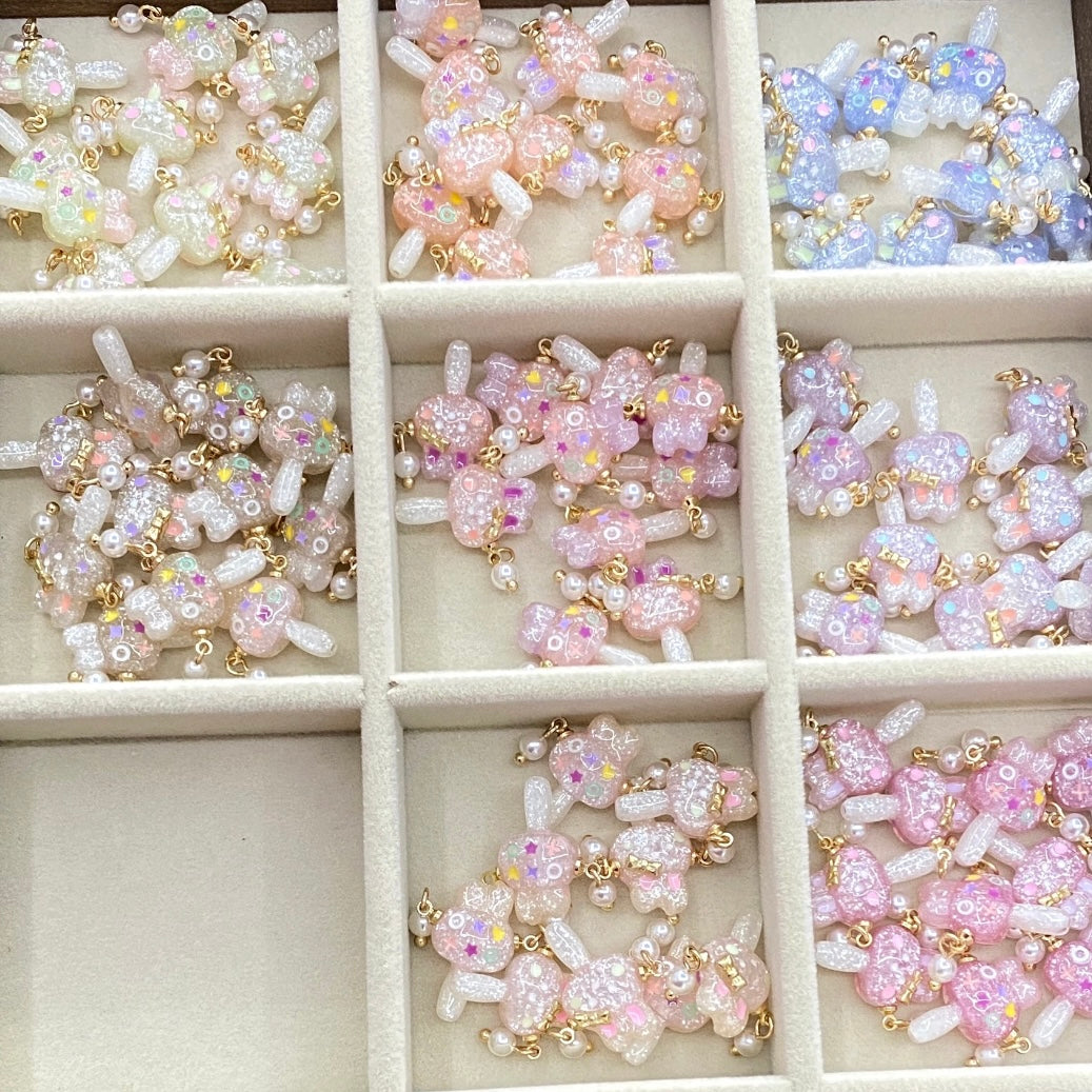 Rabbit-Shaped Beaded Ornaments