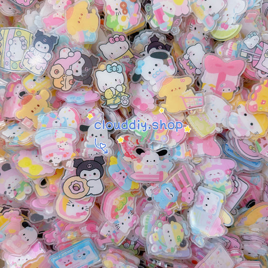 4cm Sanrio Acrylic Charm