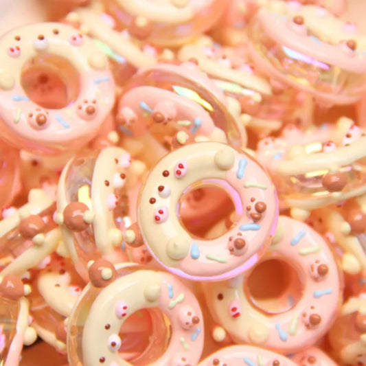 Round Hand-Painted Bead