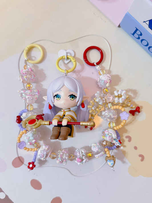 Cute Girl Handmade Keychain