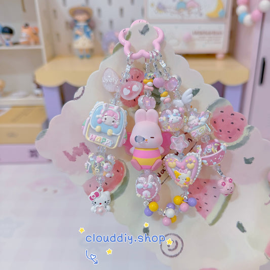 Momo Rabbit Handmade Pendant