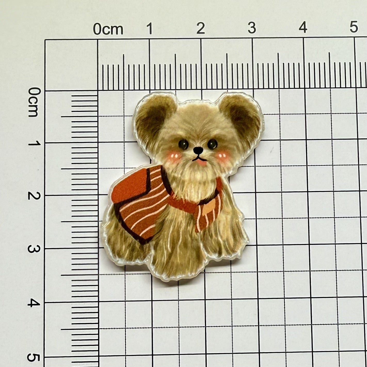 Cute Puppy Acrylic Patch